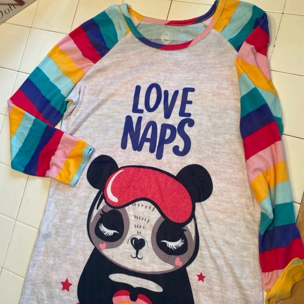 Young girl pajamas long sleeve